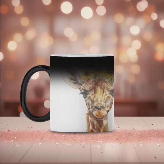 Giraffe magic mug